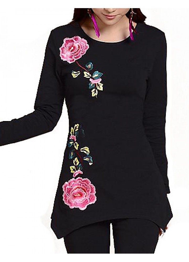 Women's Folk Style Long Sleeve Shirts