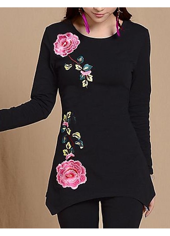 Women's Folk Style Long Sleeve Shirts