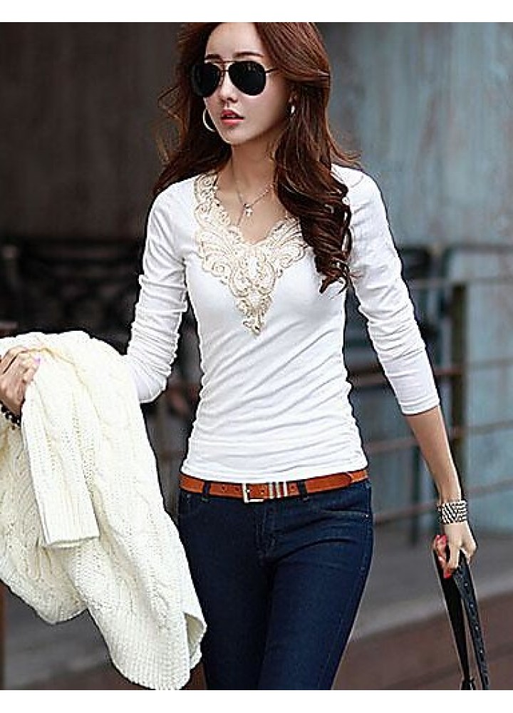 Women's Slim V-Neck T-Shirt